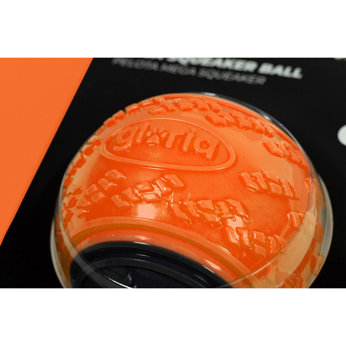 Pelota para Mascotas Gloria PLAY AND RUN Naranja TPR L 8,89 cm