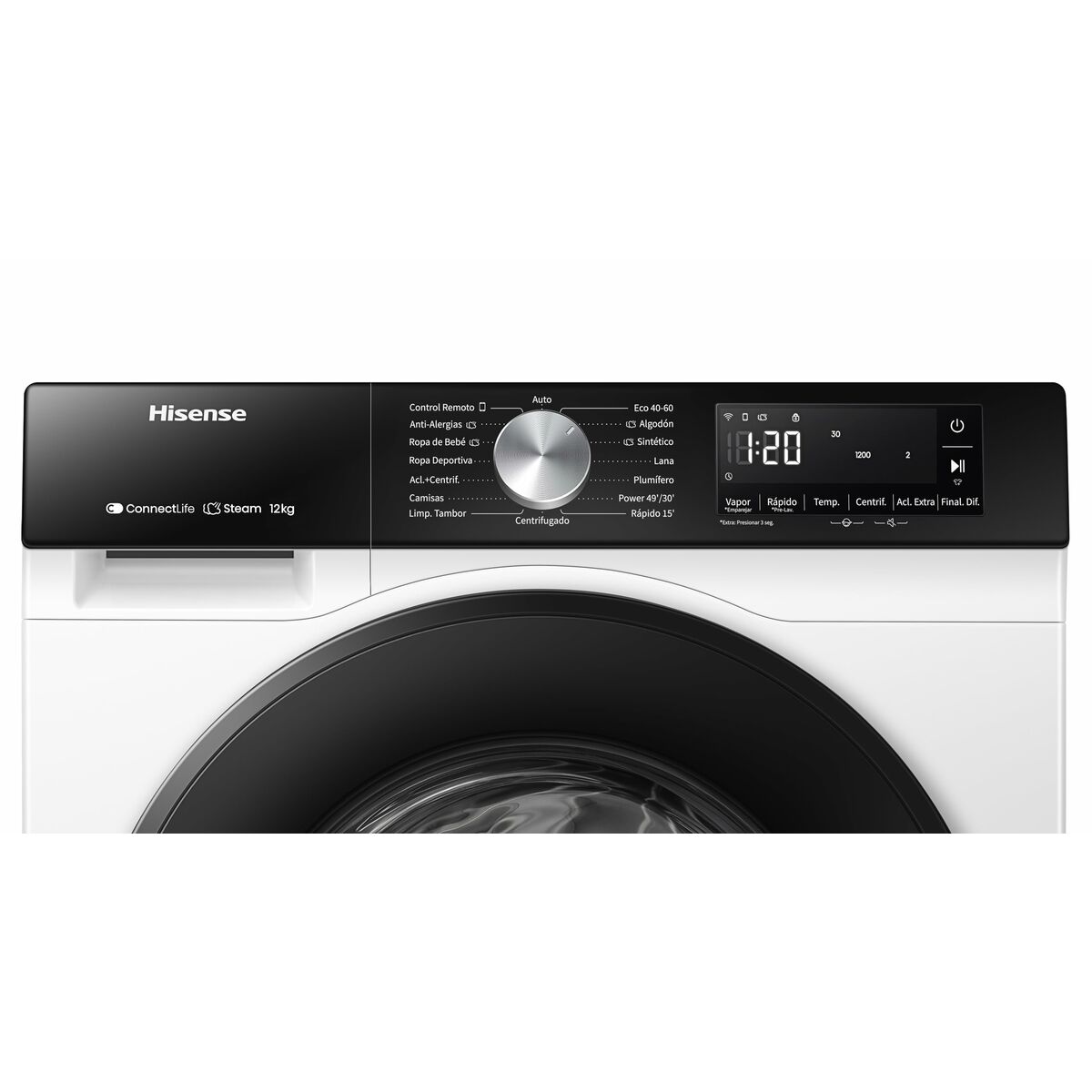 Lavadora Hisense WF3S1243BW3 60 cm 1400 rpm 12 kg