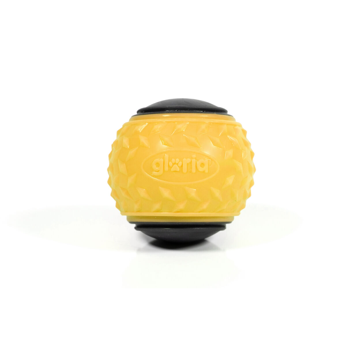 Pelota para Mascotas Gloria PLAY AND RUN Amarillo TPR M 6,35 cm 2 Unidades