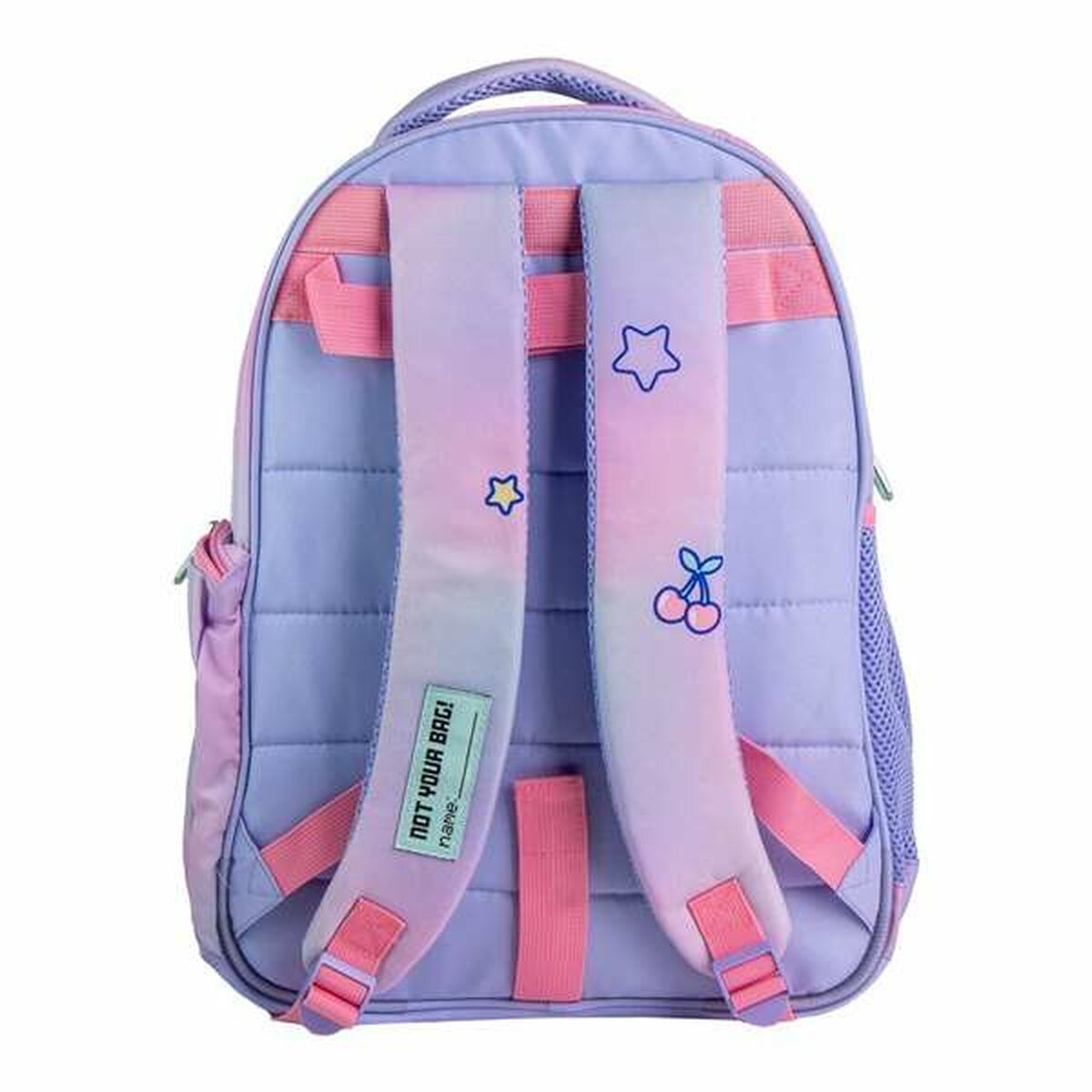 Mochila Escolar Stitch Lila