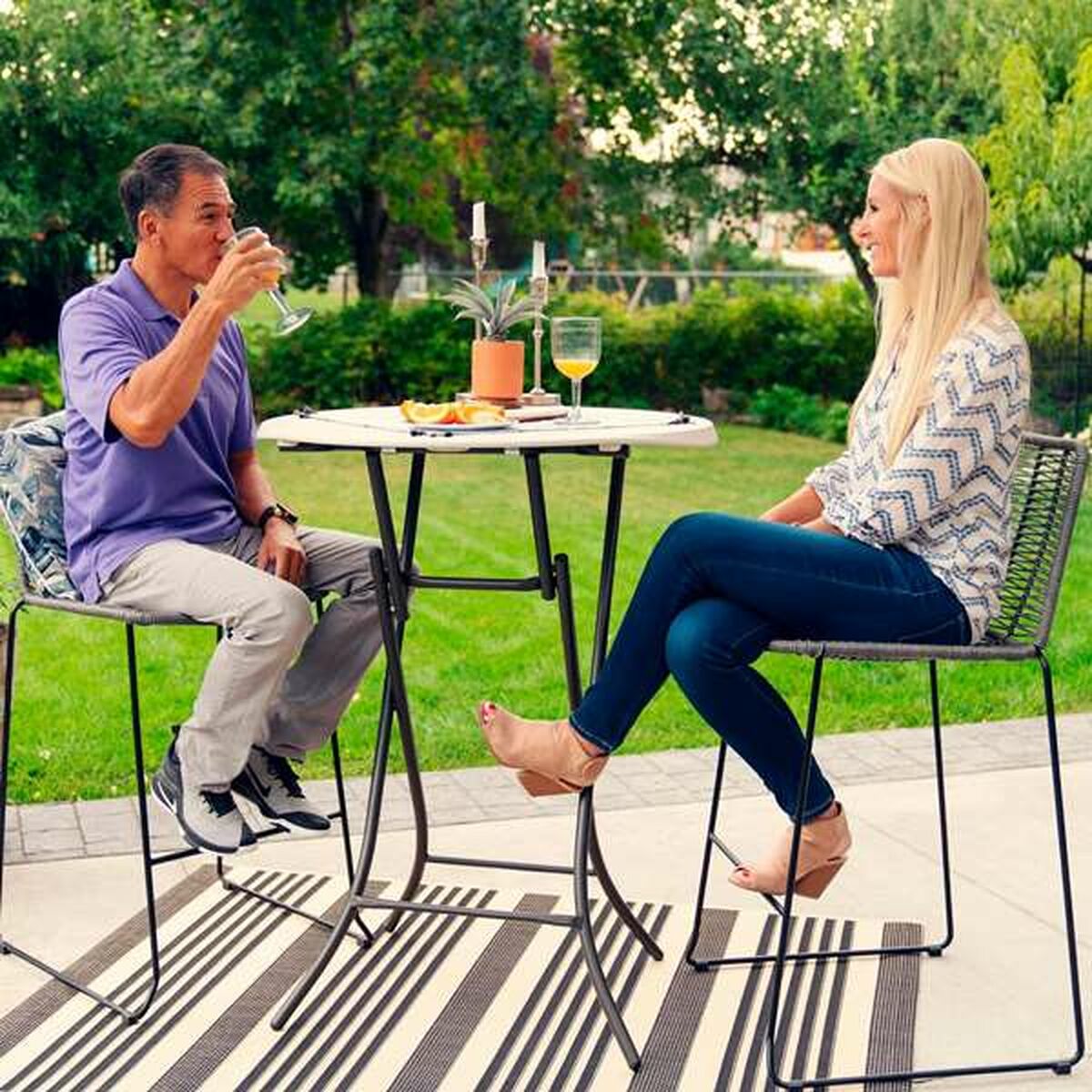 Mesa auxiliar Aktive Crema