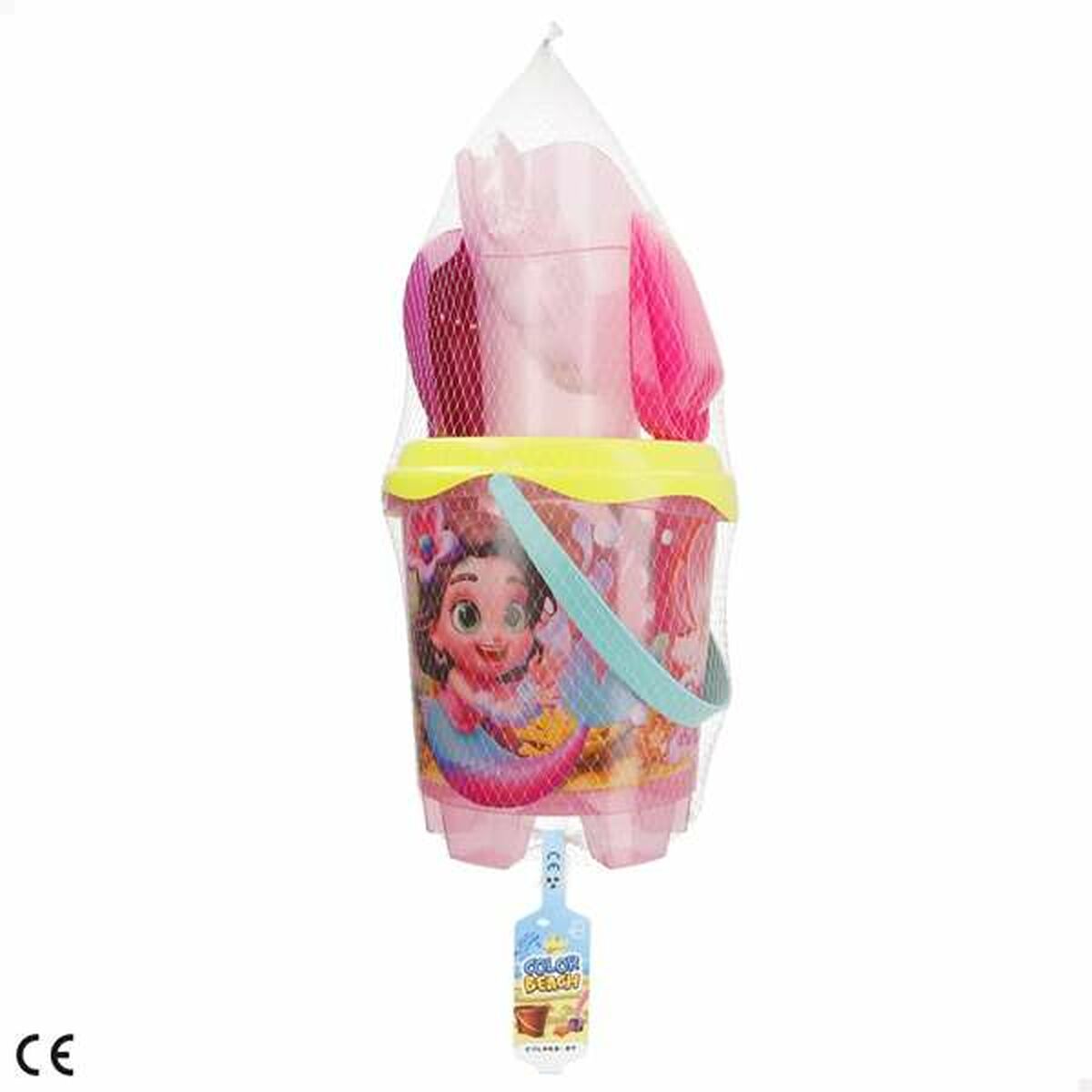 Cubo de Playa Aktive 18 cm Sirena