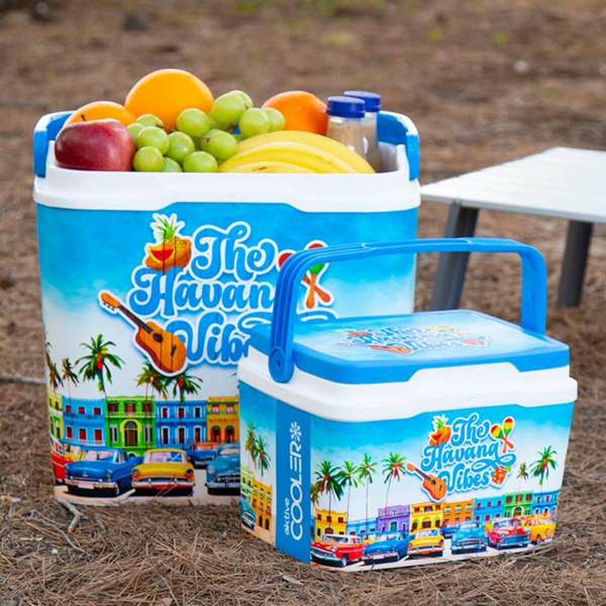 Nevera Portátil Aktive The Havana Vibes 24 L