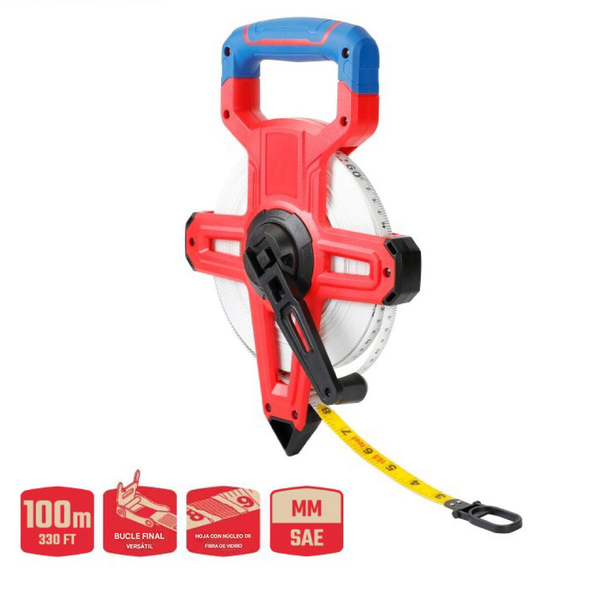 Cinta Métrica Workpro Fibra de Vidrio (100 m)