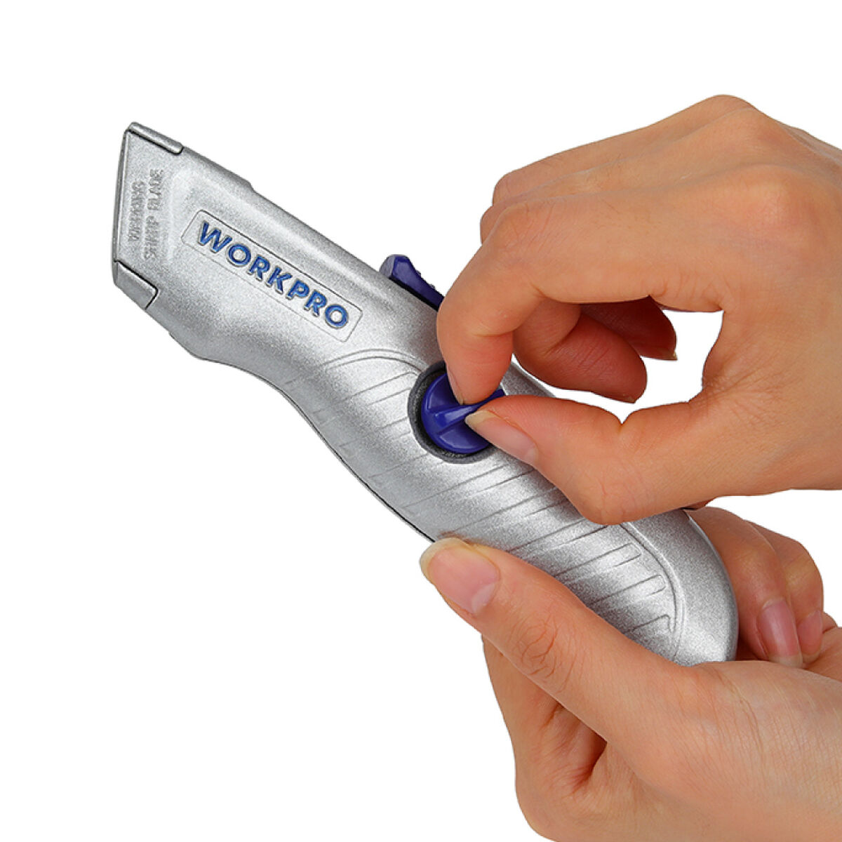 Cúter Workpro Sk5 Plateado Aluminio