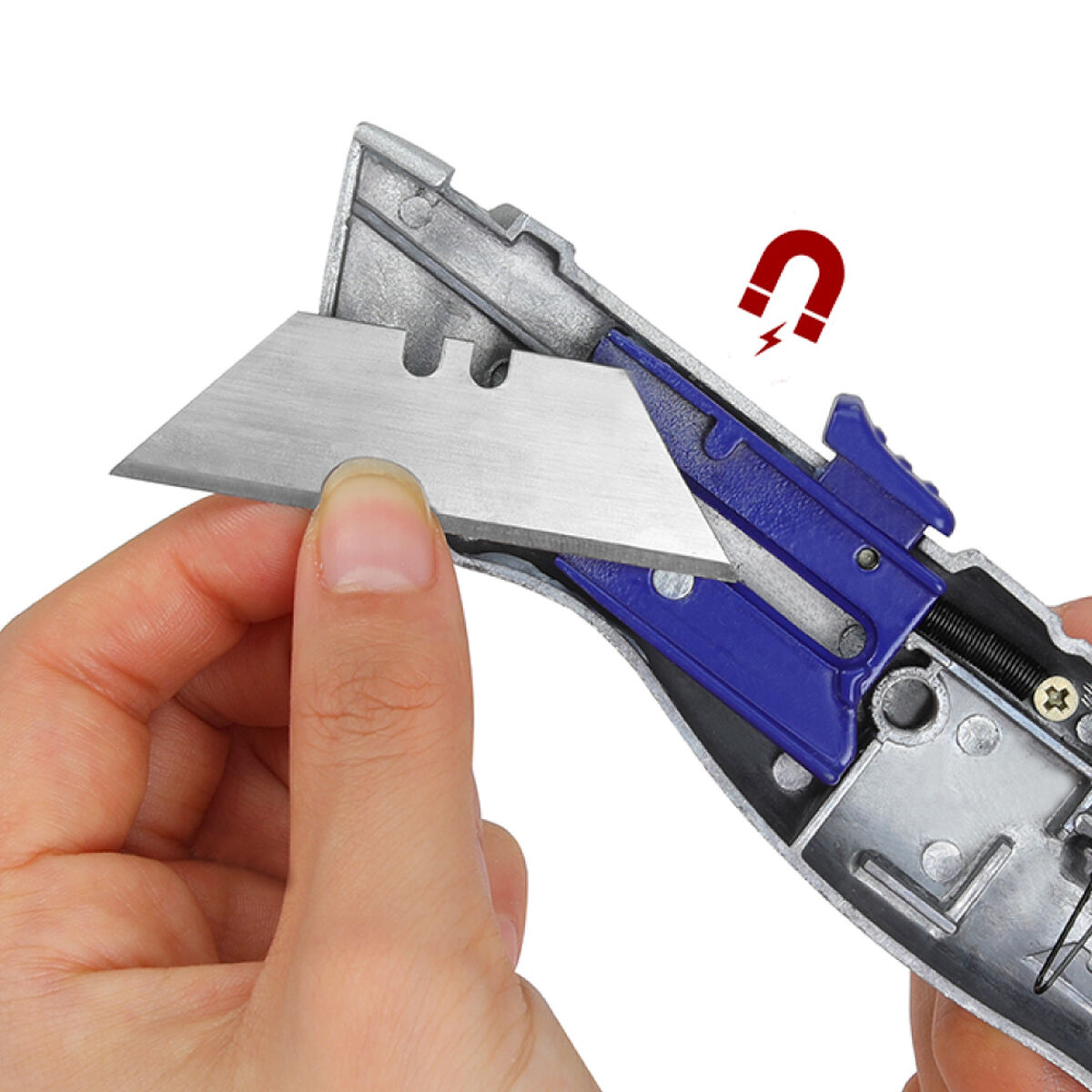 Cúter Workpro Sk5 Plateado Aluminio