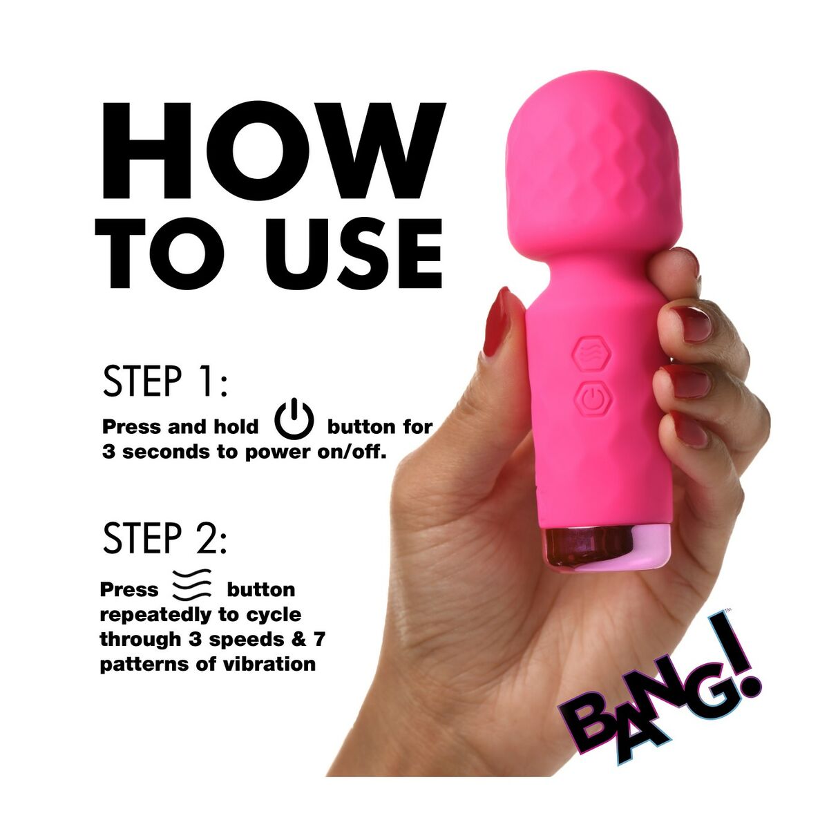 Masajeador XR Rosa Silicona