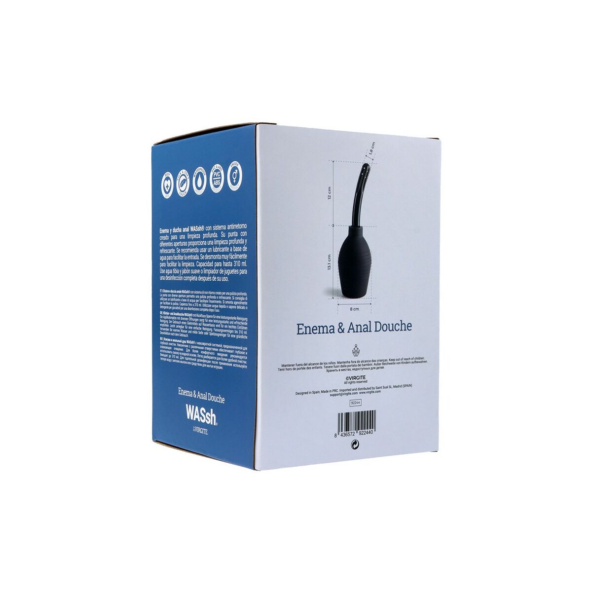 Enema Virgite Negro 310 ml