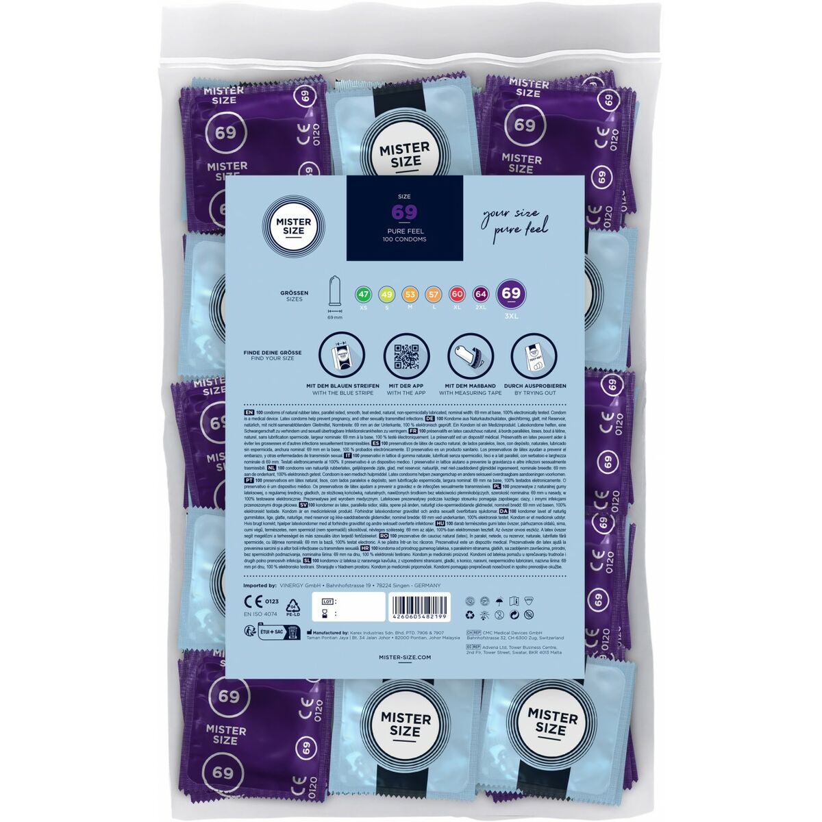 Preservativos Mister Size