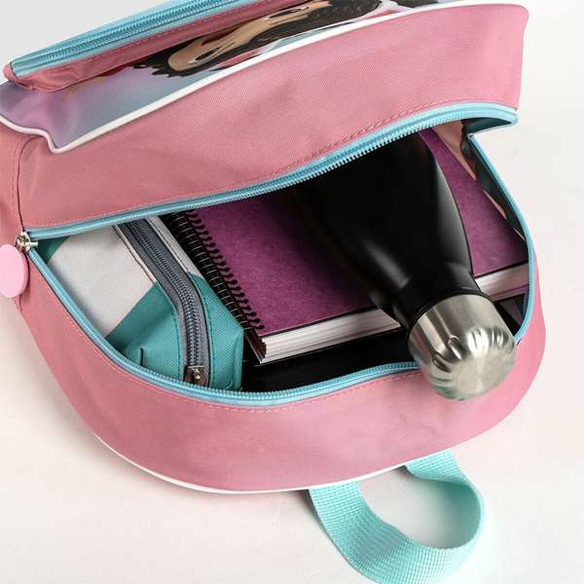 Mochila Escolar Gabby's Dollhouse Rosa