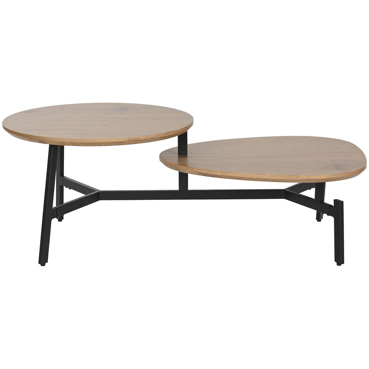 Mesa de Centro Home ESPRIT Negro Natural 115 x 60 x 40,5 cm