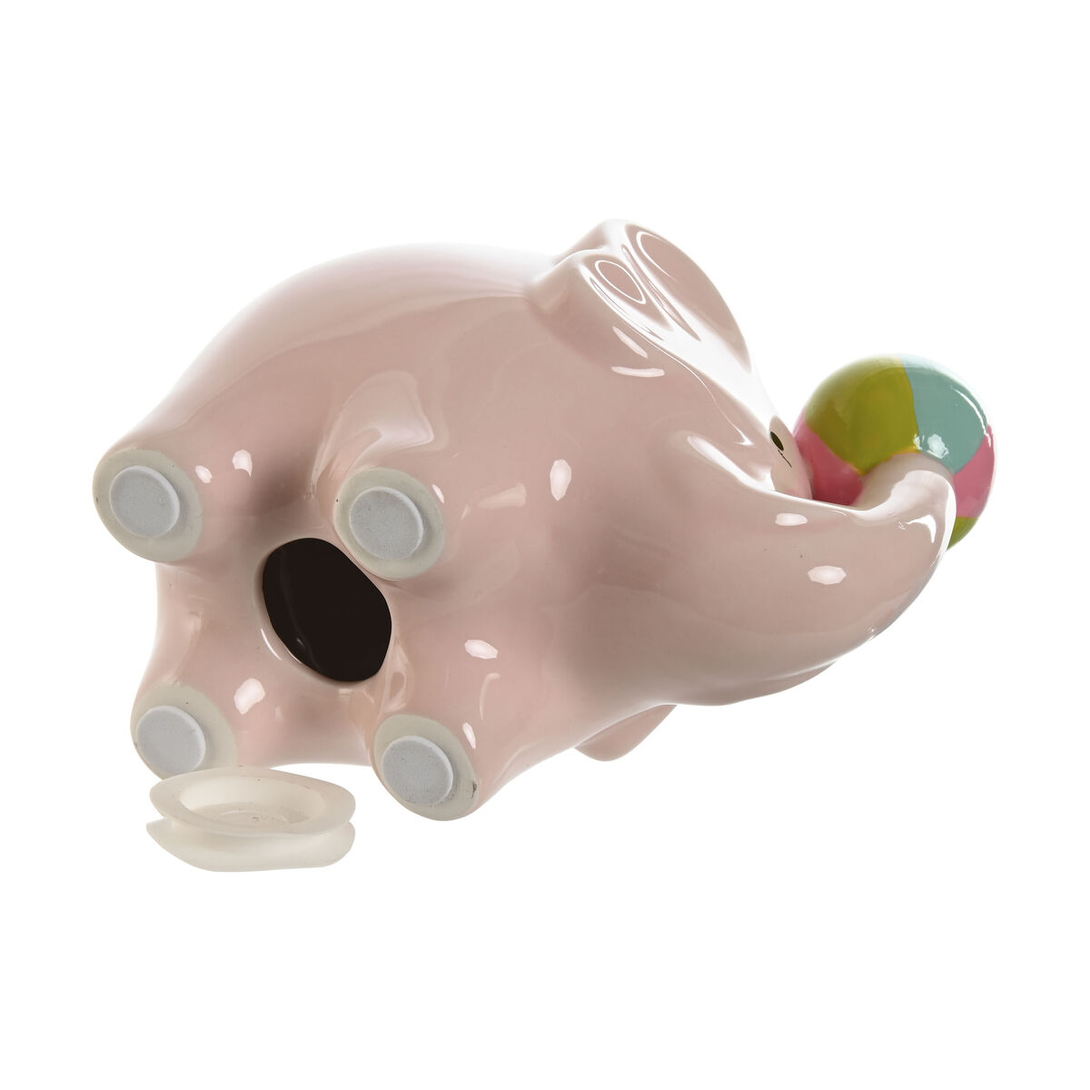 Hucha Home ESPRIT Dolomita Elefante 17 x 11 x 14,5 cm (2 Unidades)