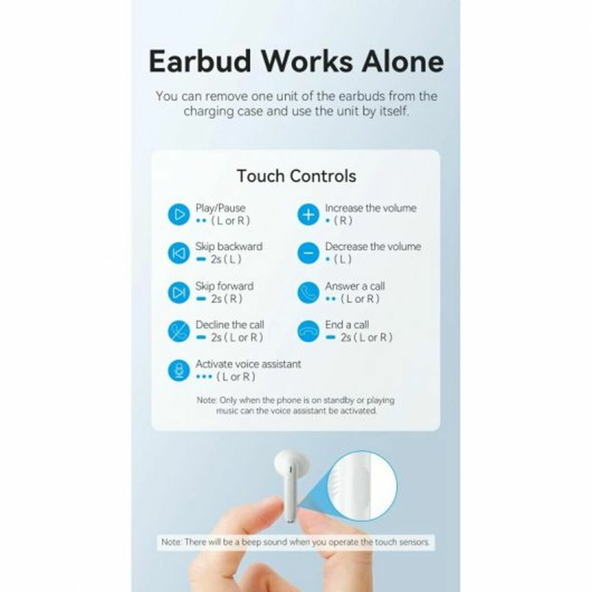 Auriculares in Ear Bluetooth Vention NBHP0