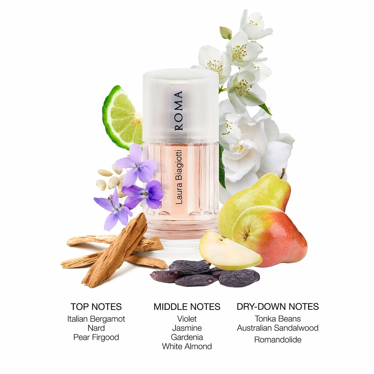 Perfume Mujer Laura Biagiotti Roma Fiori Bianchi EDT 50 ml