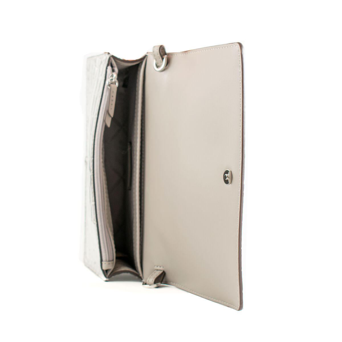 Bolso Bandolera Michael Kors 32F4SJ6C8K-SILVER Gris 22 x 14 x 6 cm