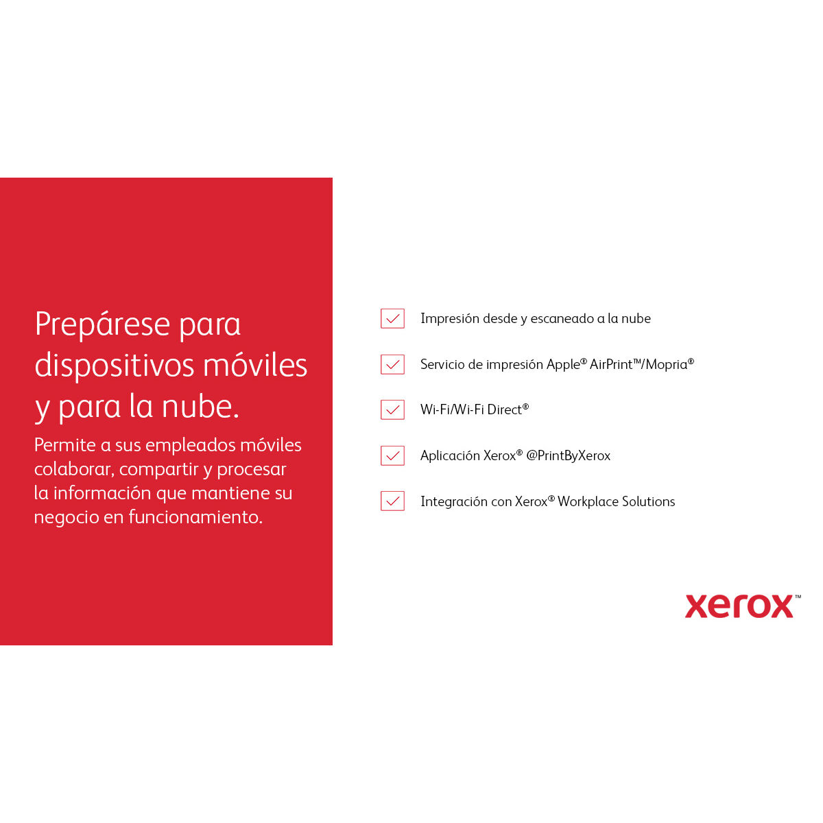 Impresora Multifunción Xerox B625V_DN