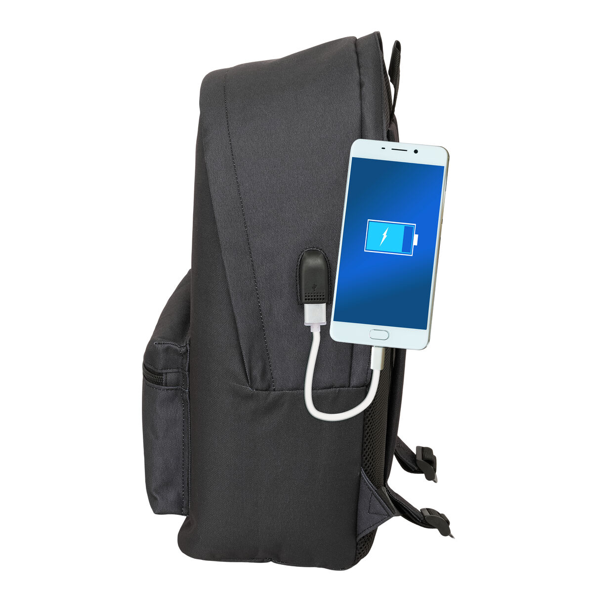 Mochila para Portátil Harper & Neyer +usb harper & neyer Negro 31 x 44 x 18 cm