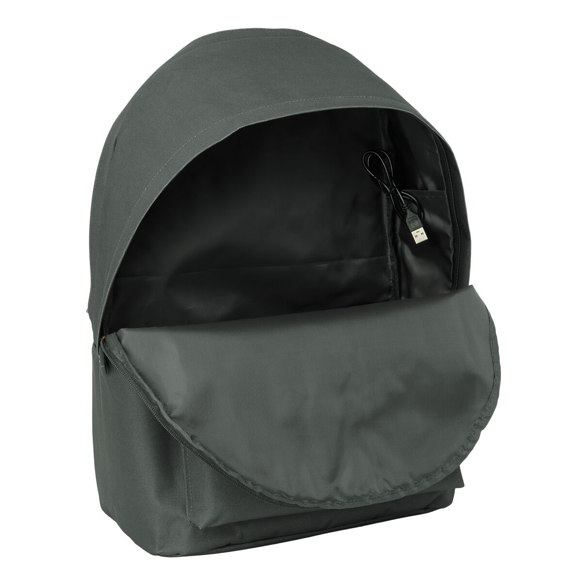 Mochila para Portátil Harper & Neyer +usb harper & neyer Gris 31 x 44 x 18 cm