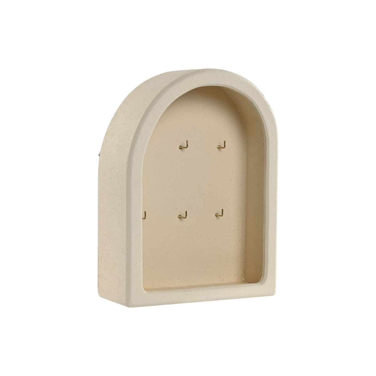 Armario de llaves Home ESPRIT Beige 20,5 X 8,5 X 27,5 cm