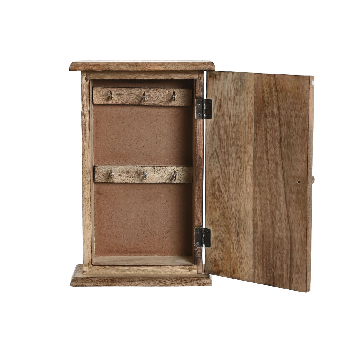 Armario de llaves Home ESPRIT Blanco Natural 18 x 7,5 x 28 cm