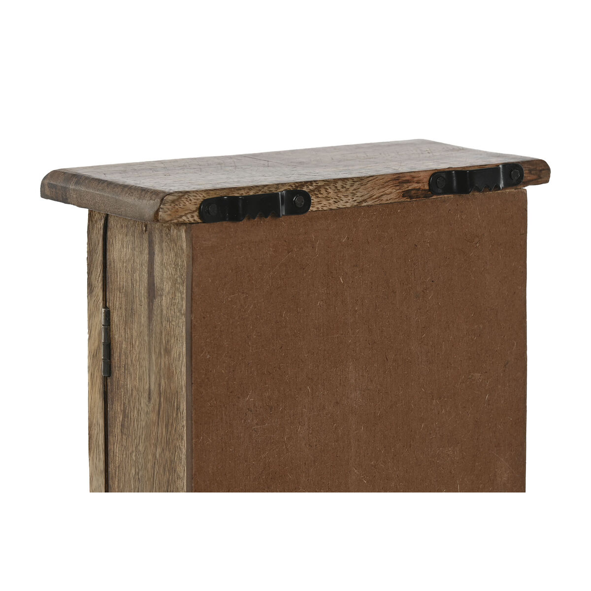 Armario de llaves Home ESPRIT Natural 18 x 7,5 x 28 cm