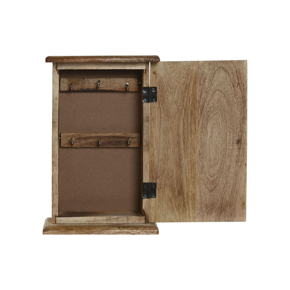 Armario de llaves Home ESPRIT Natural 18 x 7,5 x 28 cm
