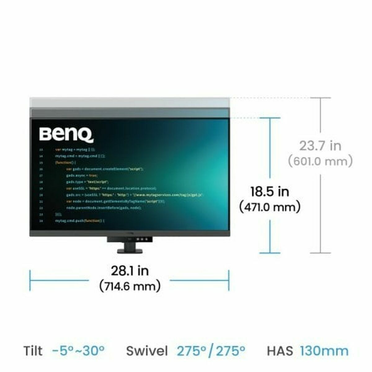 Smart TV BenQ RD320UA 4K Ultra HD 31,5" LED IPS HDR10 Flicker free