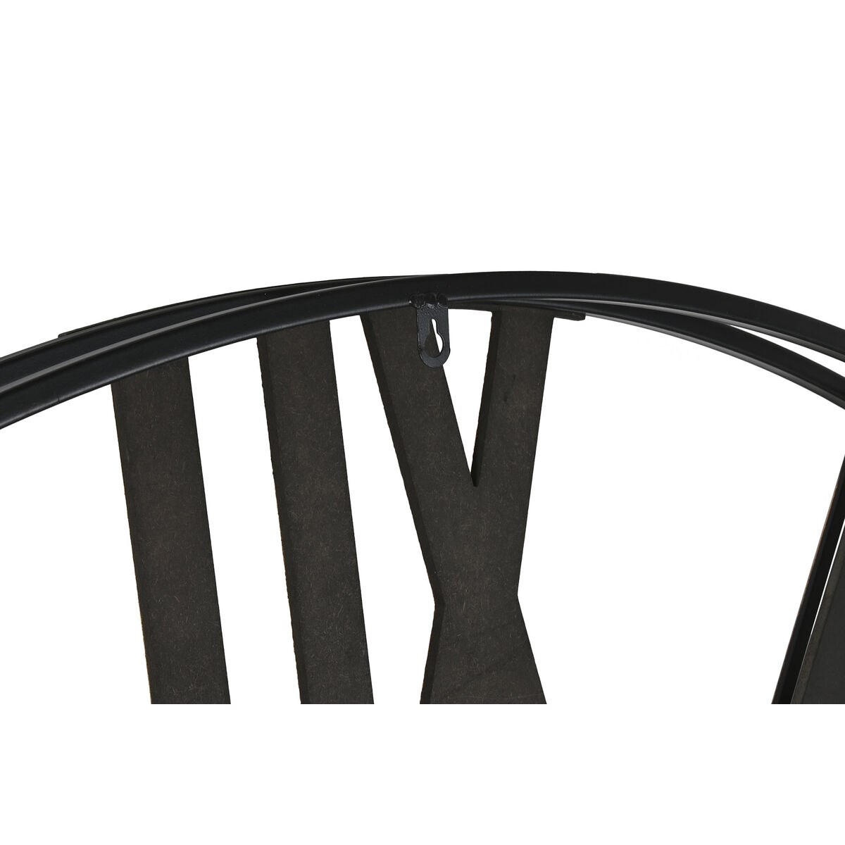 Reloj de Pared Home ESPRIT Blanco Negro Dorado Metal 142 X 9 X 142 cm