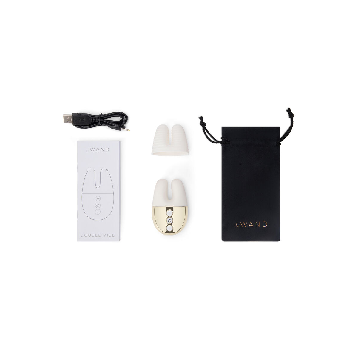 Vibrador Doble Estimulación Le Wand Blanco