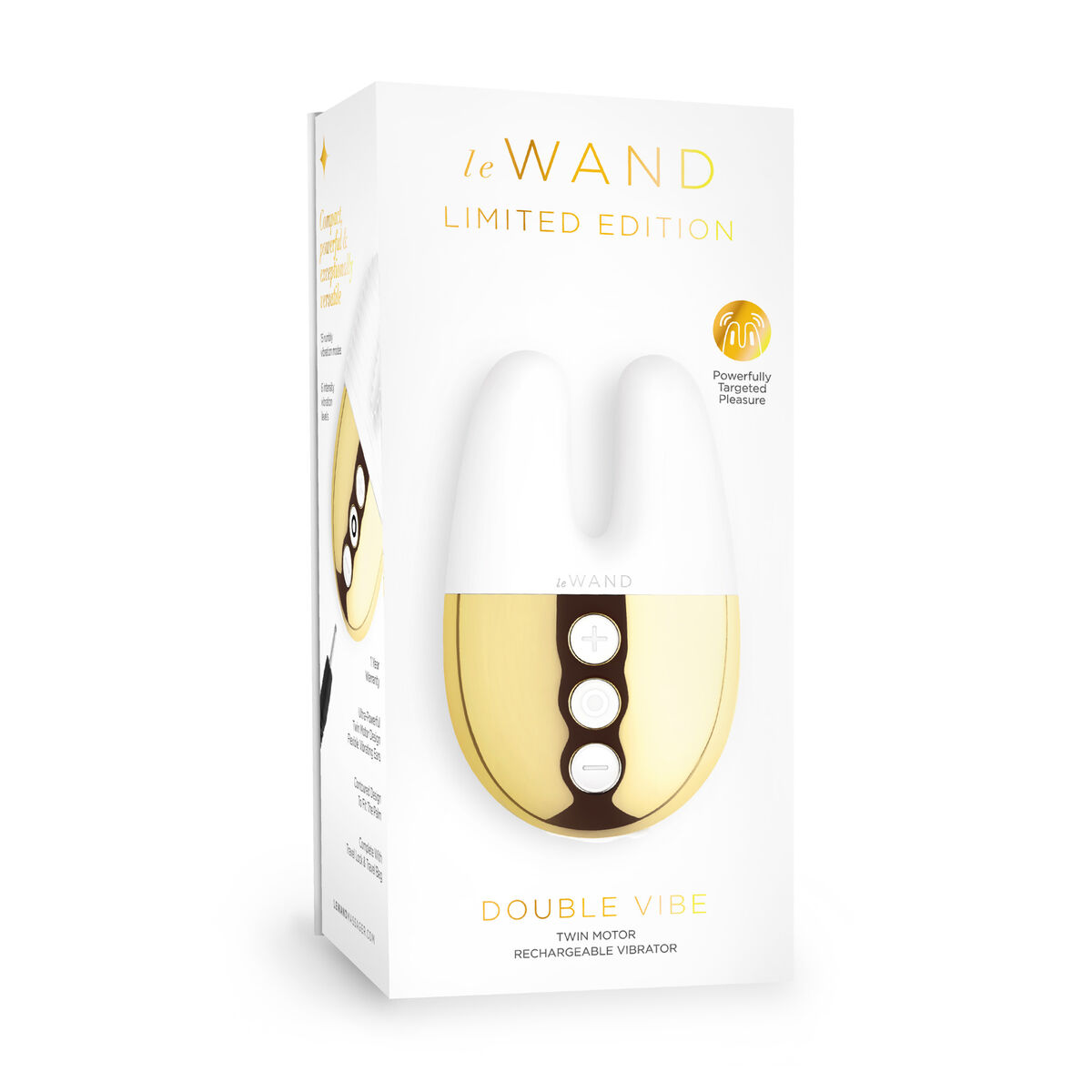 Vibrador Doble Estimulación Le Wand Blanco