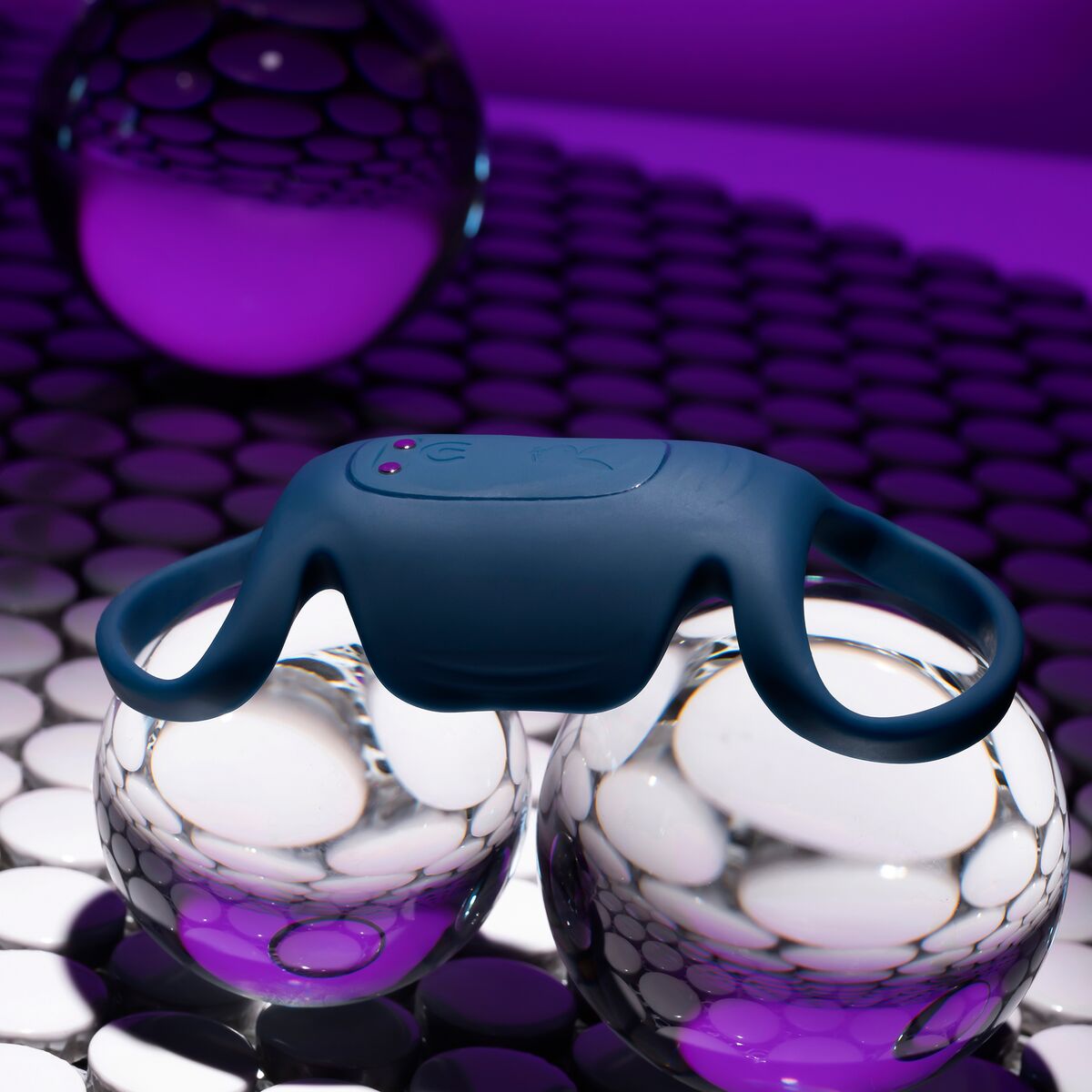 Anillo Vibrador Evolved Playboy Azul