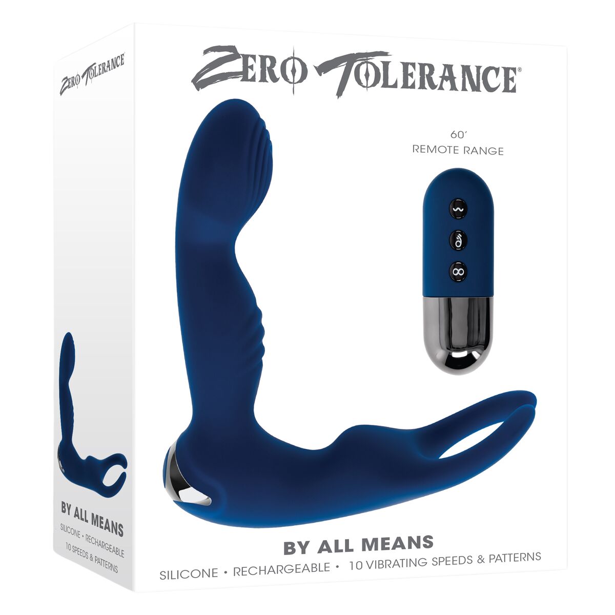 Vibrador anal Evolved Zero Tolerance Azul