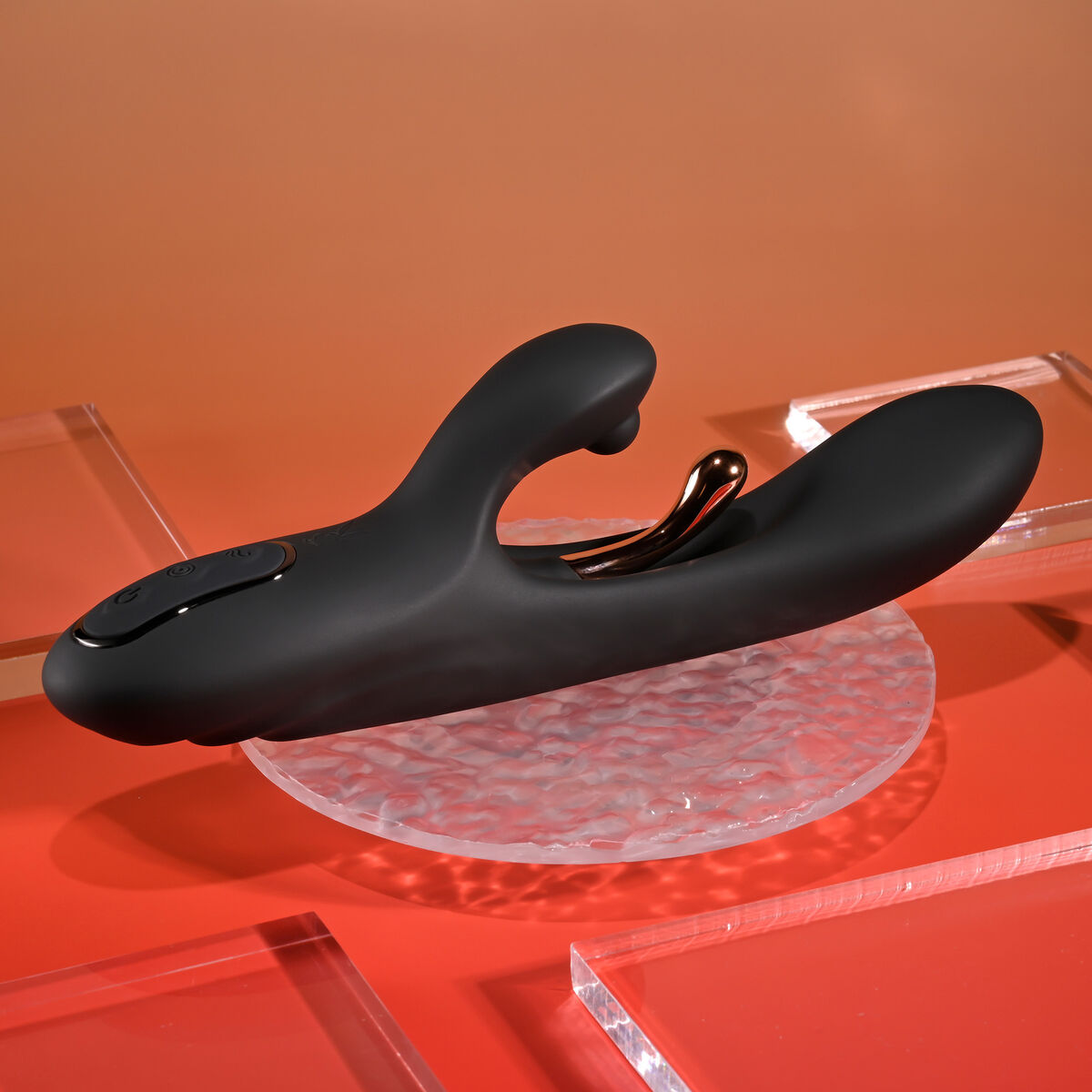 Vibrador Doble Estimulación Evolved Playboy Negro