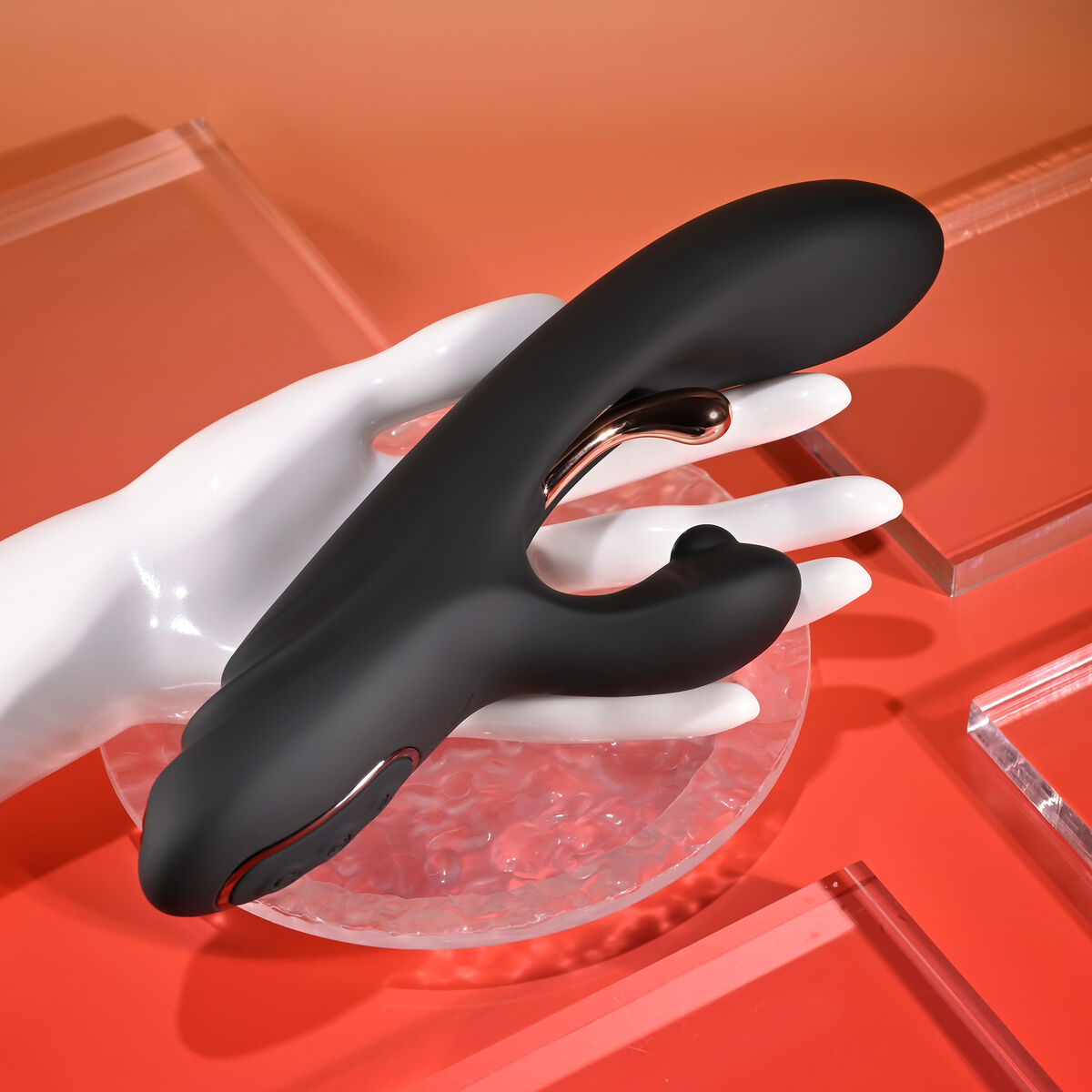 Vibrador Doble Estimulación Evolved Playboy Negro