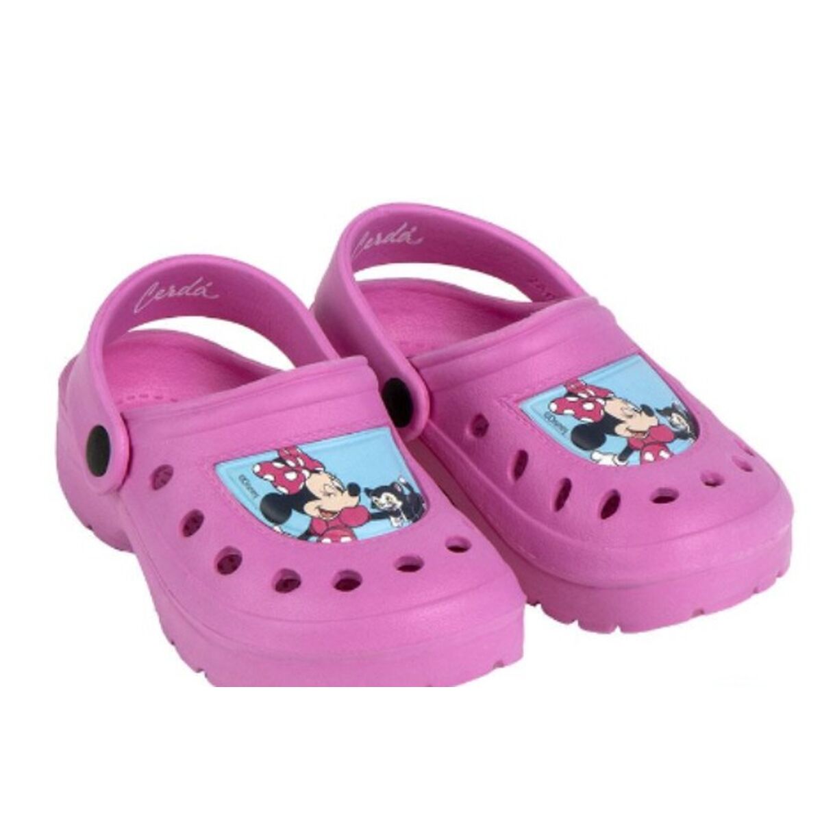 Zuecos de Playa Minnie Mouse Rosa