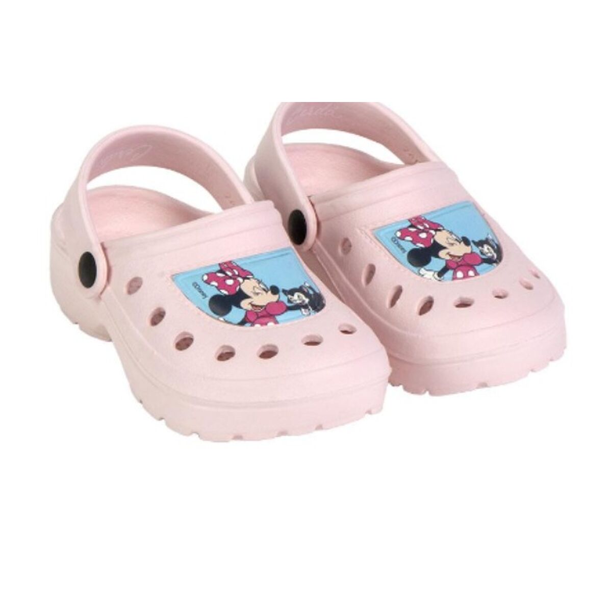 Zuecos de Playa Minnie Mouse Rosa