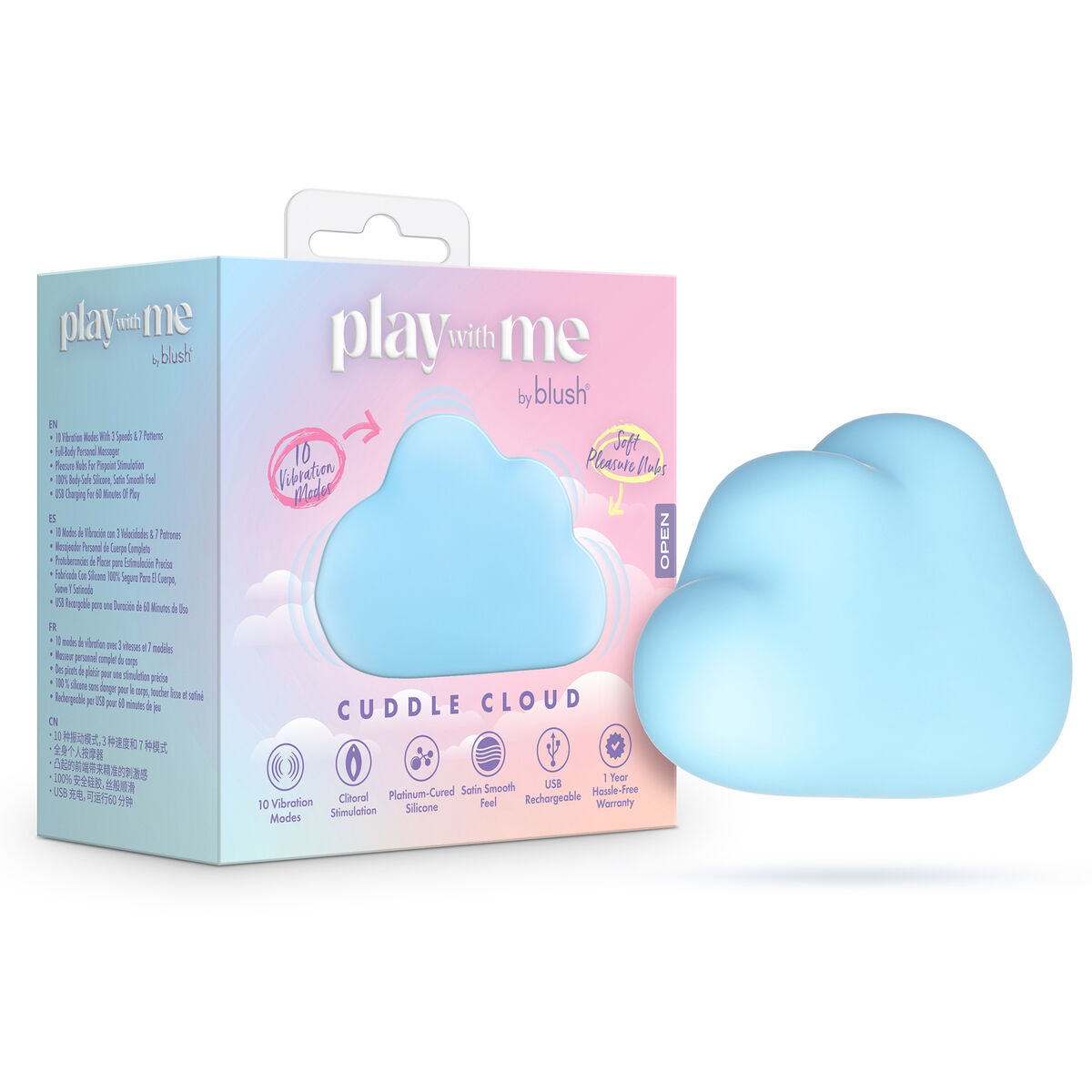 Masajeador Blush Play with me Azul