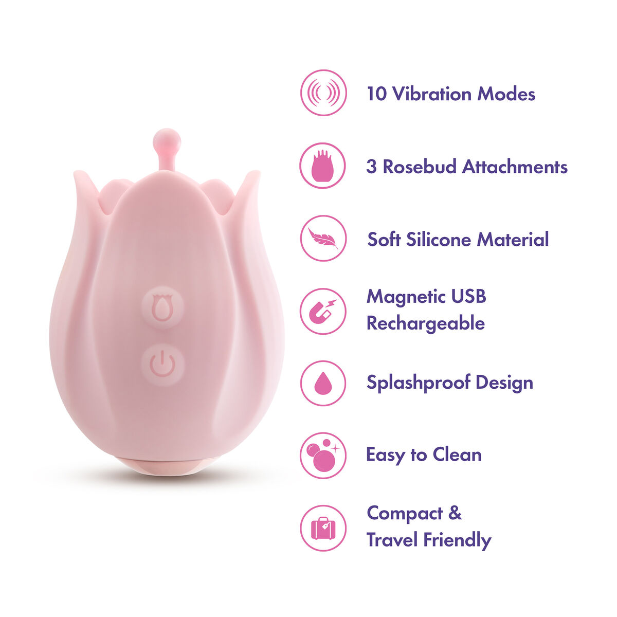 Masajeador Blush Play with me Rosa