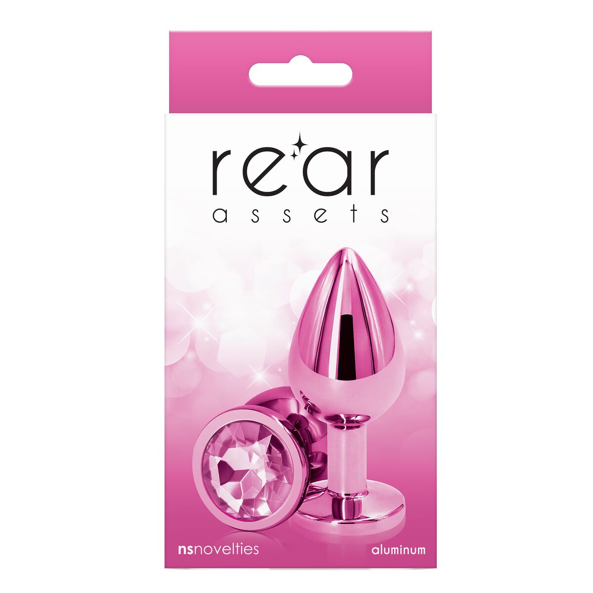 Plug Anal NS Novelties Rear Assets Rosa (7,6 cm)