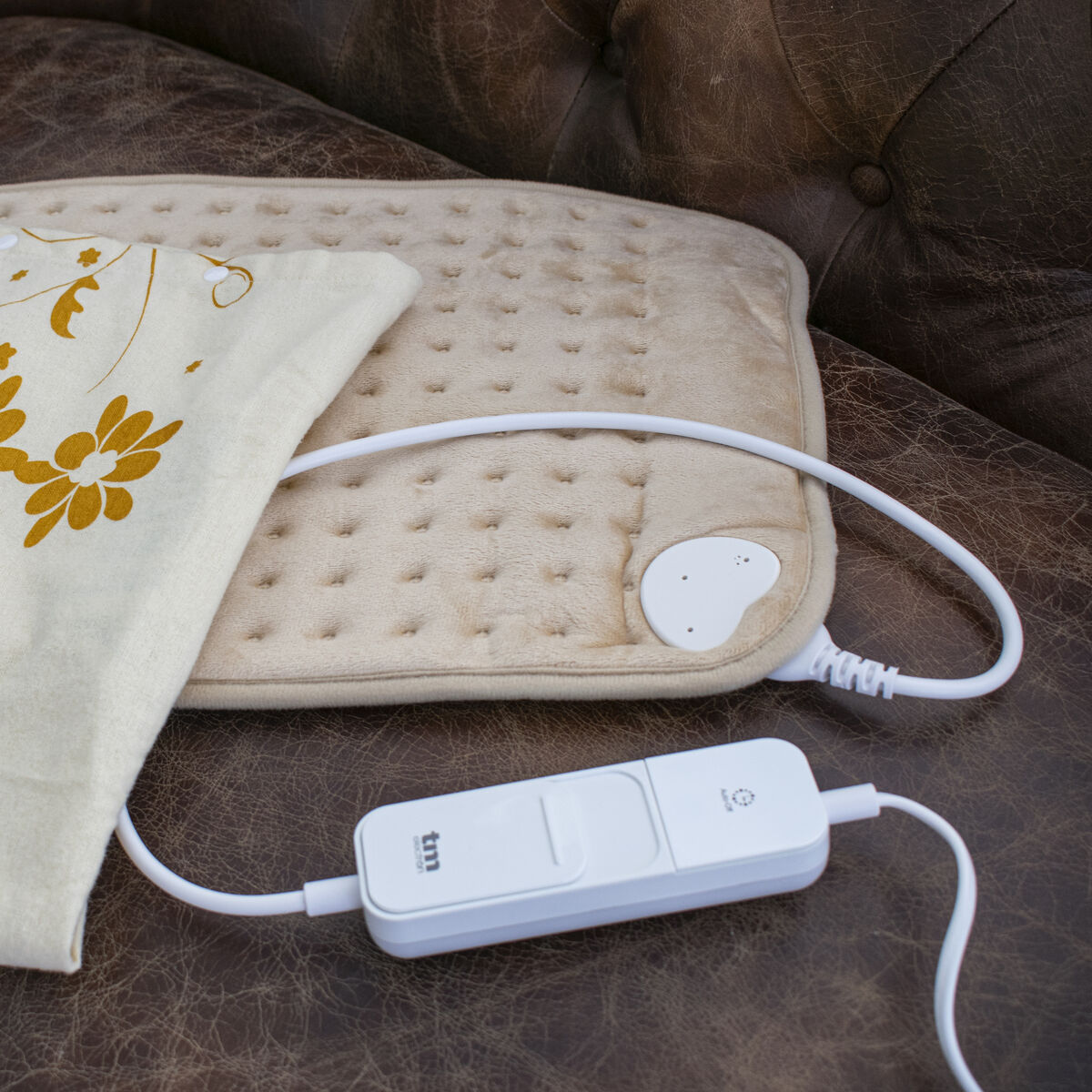 Almohadilla Eléctrica Lumbar Ajustable TM Electron 100 W