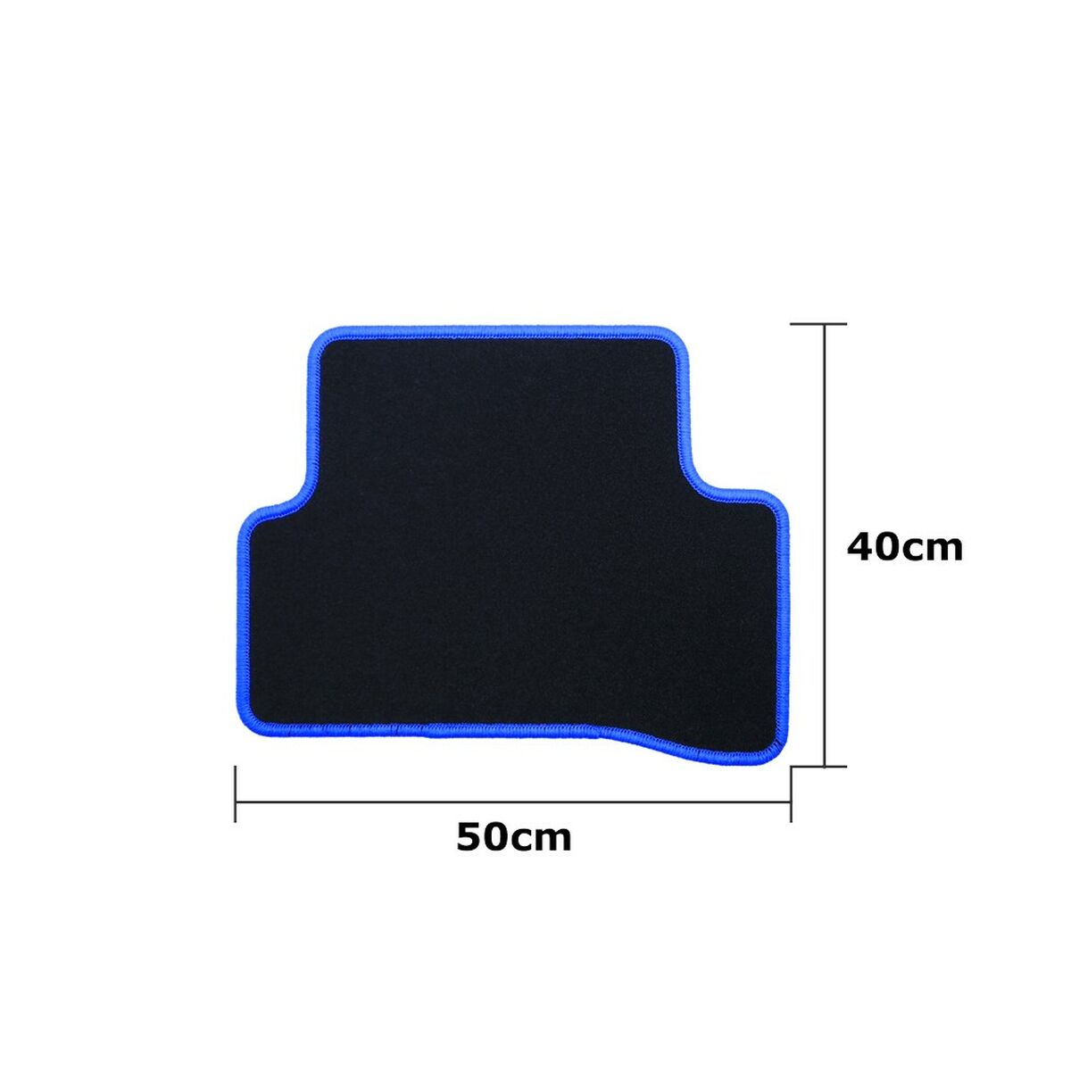 Set de Alfombrillas para Coche OCC Motorsport OCCMC0058BL Negro Mercedes W203 Clase C Sedan-CLC 5 Piezas