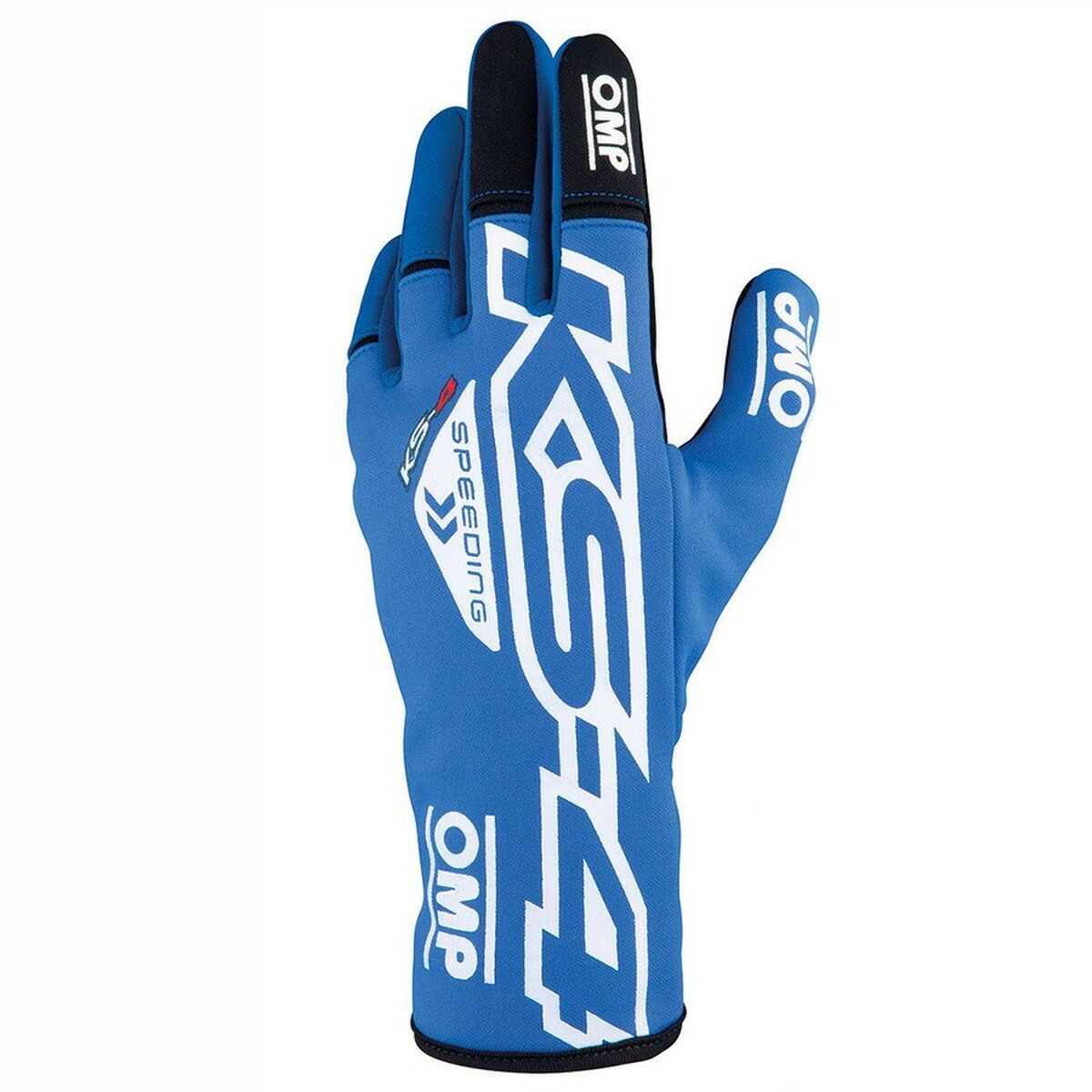 Guantes de Karting para Niño OMP KS-4 Azul Blanco 4