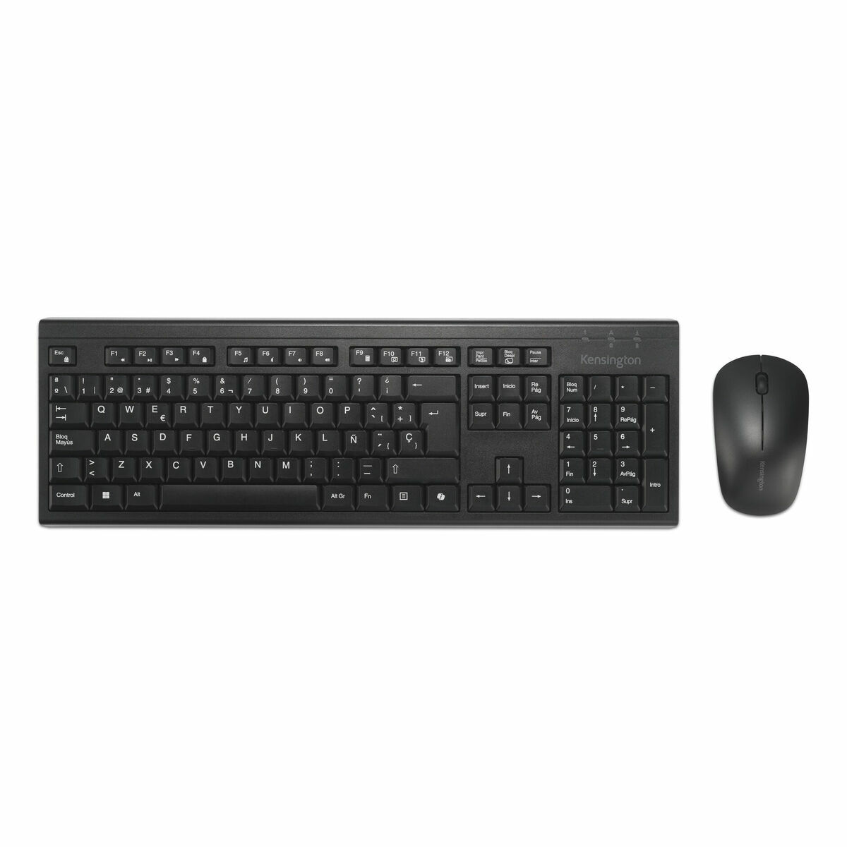 Teclado y Ratón Kensington K75560ES Negro Español QWERTY