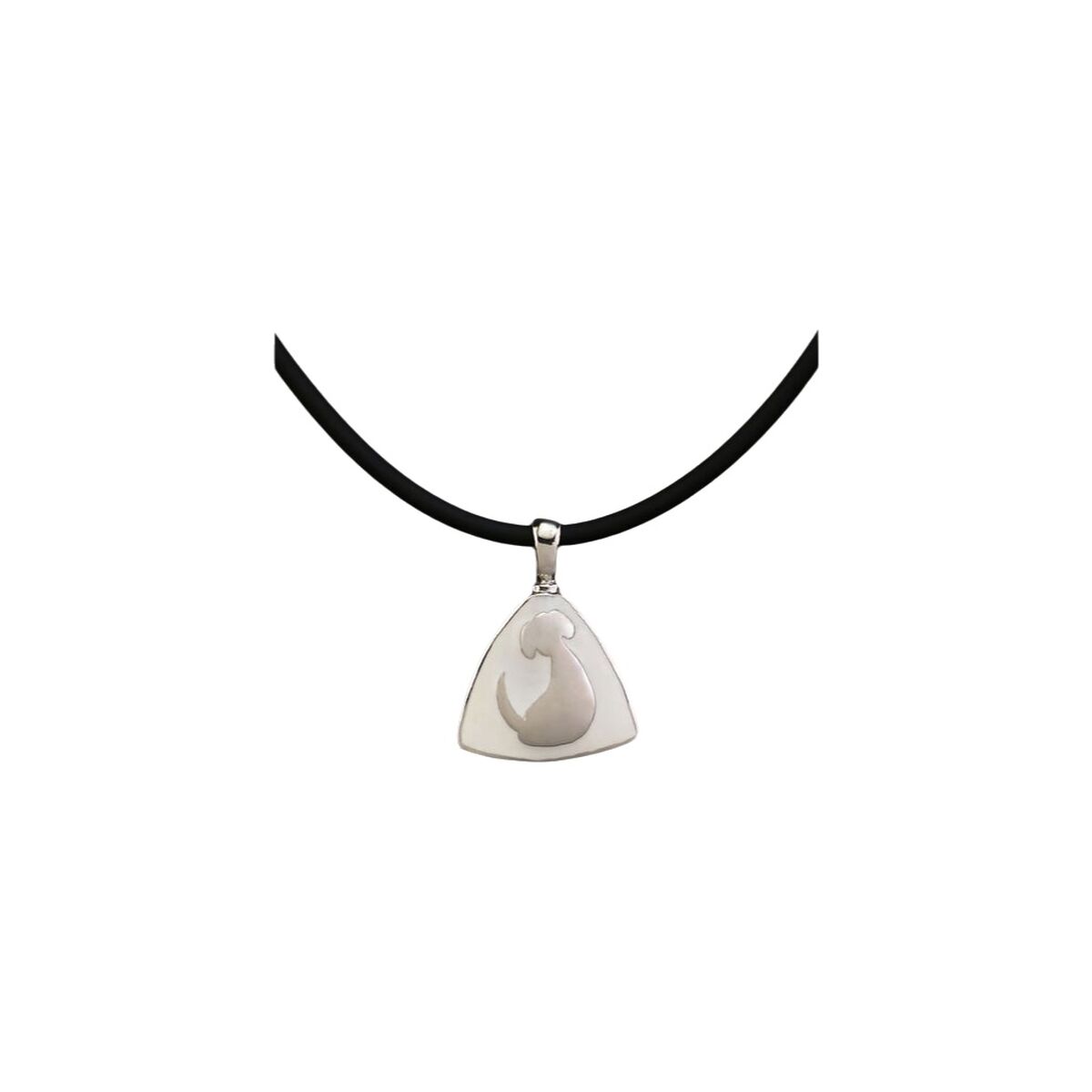 Colgante Mujer Pet Zen 15 X 16 MM Plateado