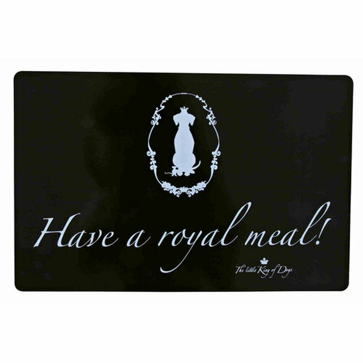 Tapete Trixie Have a royal meal Negro Plástico 44 × 28 cm