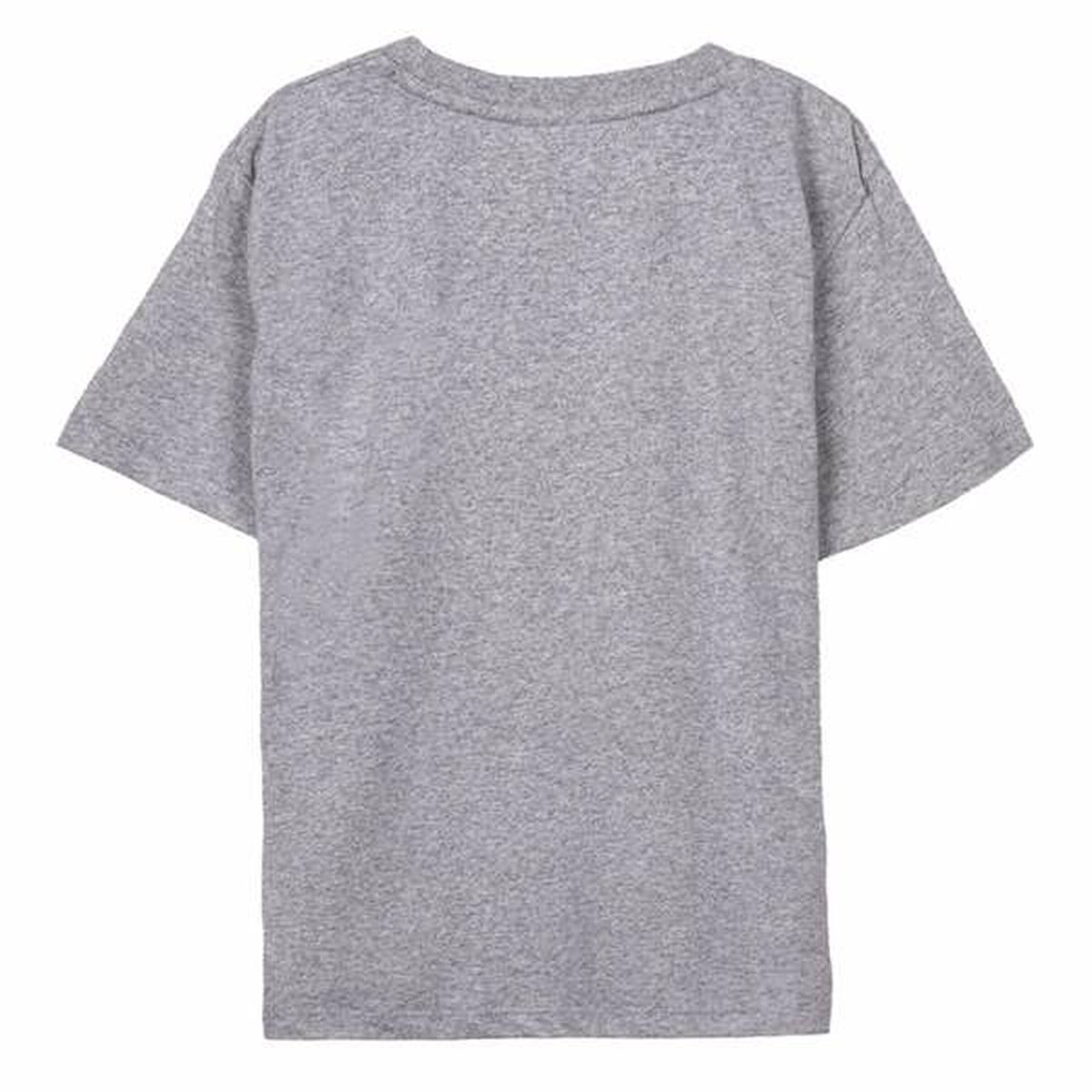 Camiseta de Manga Corta Infantil Spider-Man Gris 6 Años