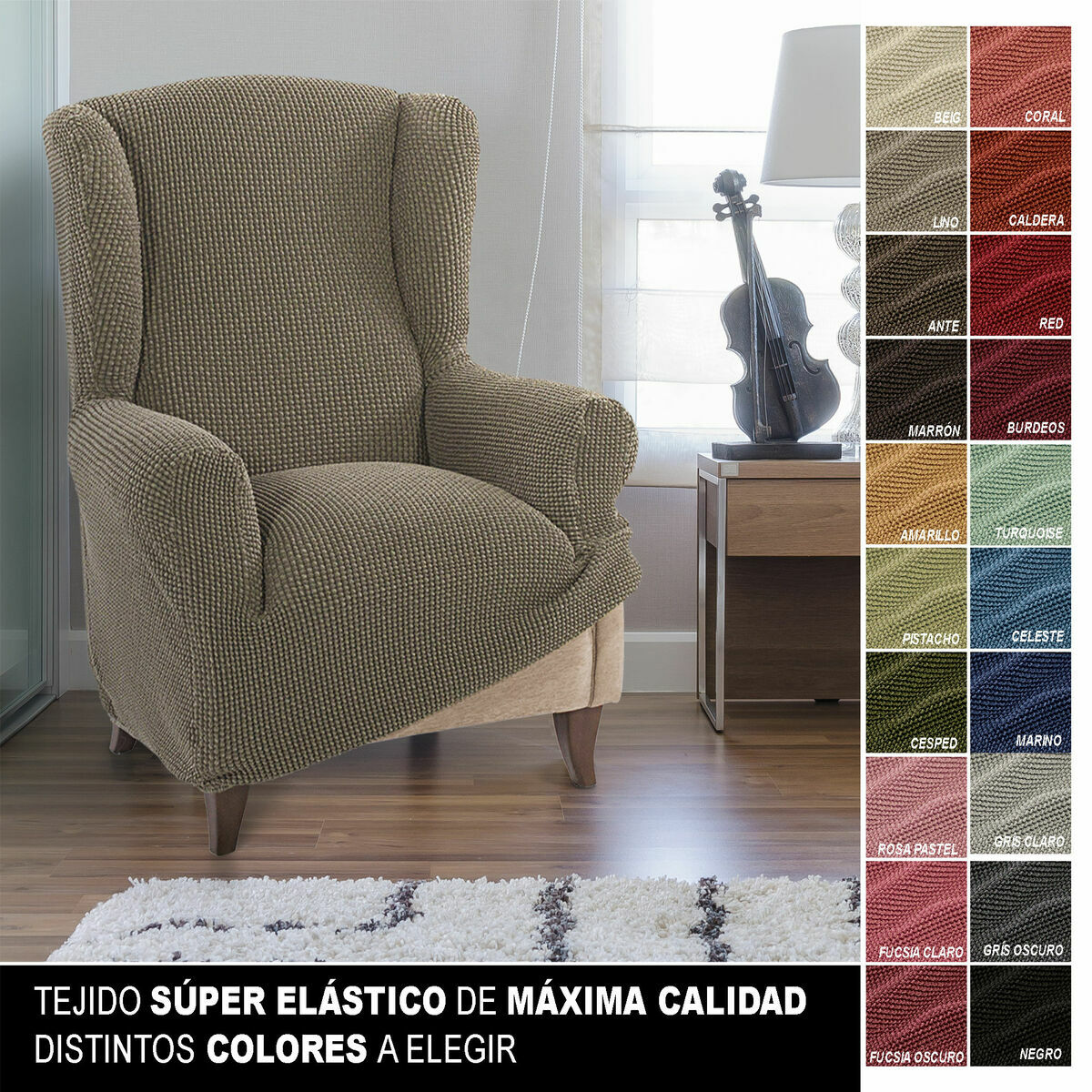 Funda para sillón orejero Sofaskins (Reacondicionado B)