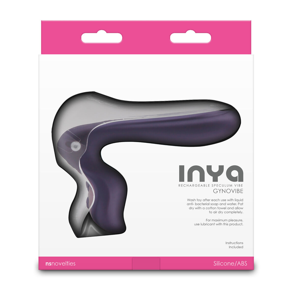 Espéculo Vaginal NS Novelties Inya Gris Ø 3,3 cm
