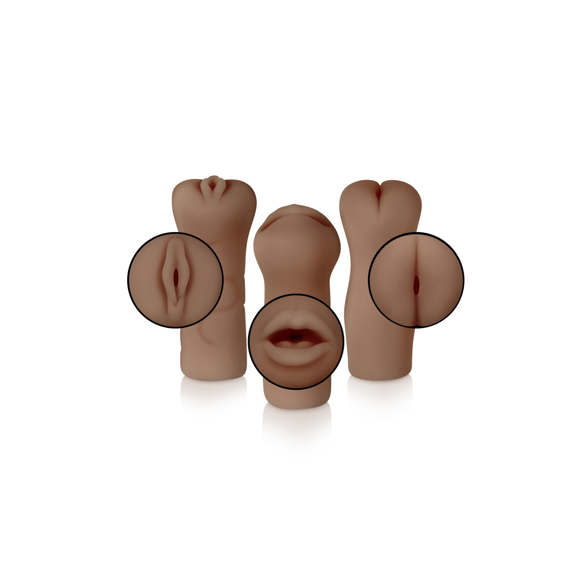 Masturbador Masculino Selopa Selopa Marrón