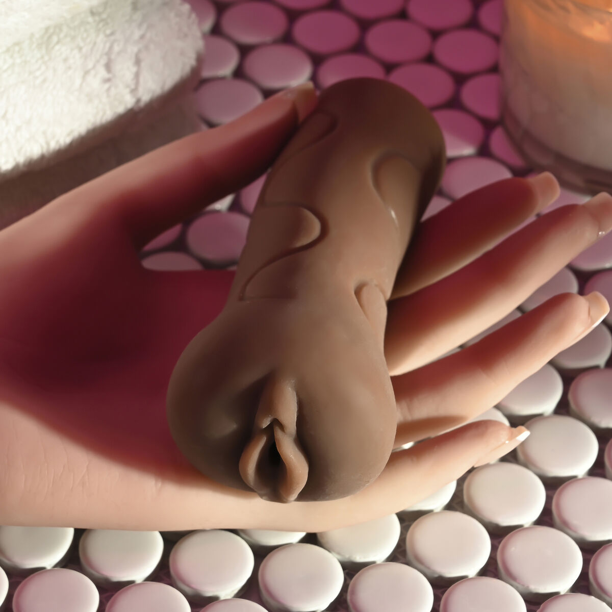 Masturbador Masculino Selopa Selopa Marrón